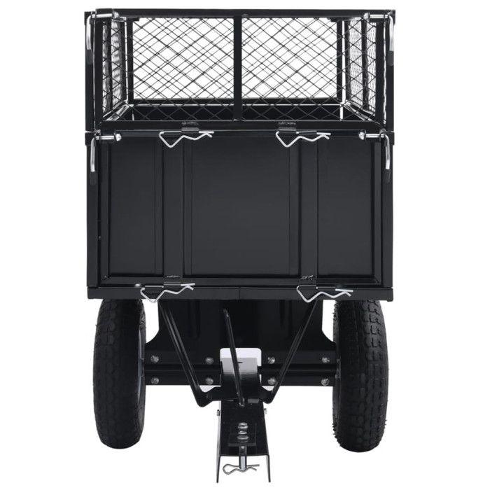 Tipper Trailer for Lawnmower Load of 150 Kg