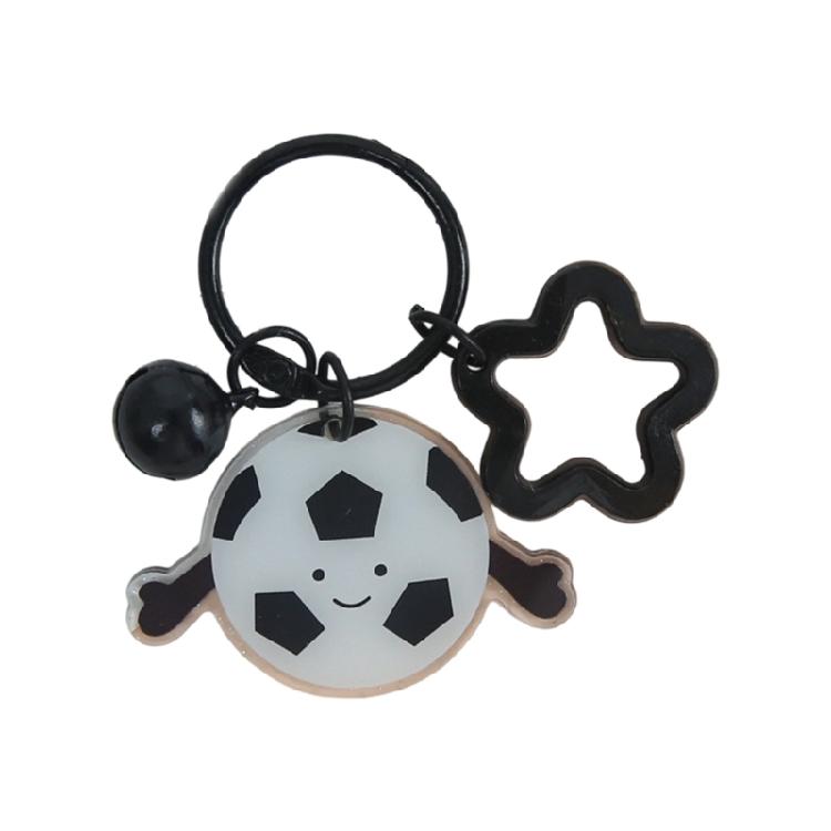 Sportlicher Harz-Schlüsselanhänger Verspieltes Design Mehrzweck-Taschenclip Kreatives DIY-Projekt Robustes Alltagsaccessoire