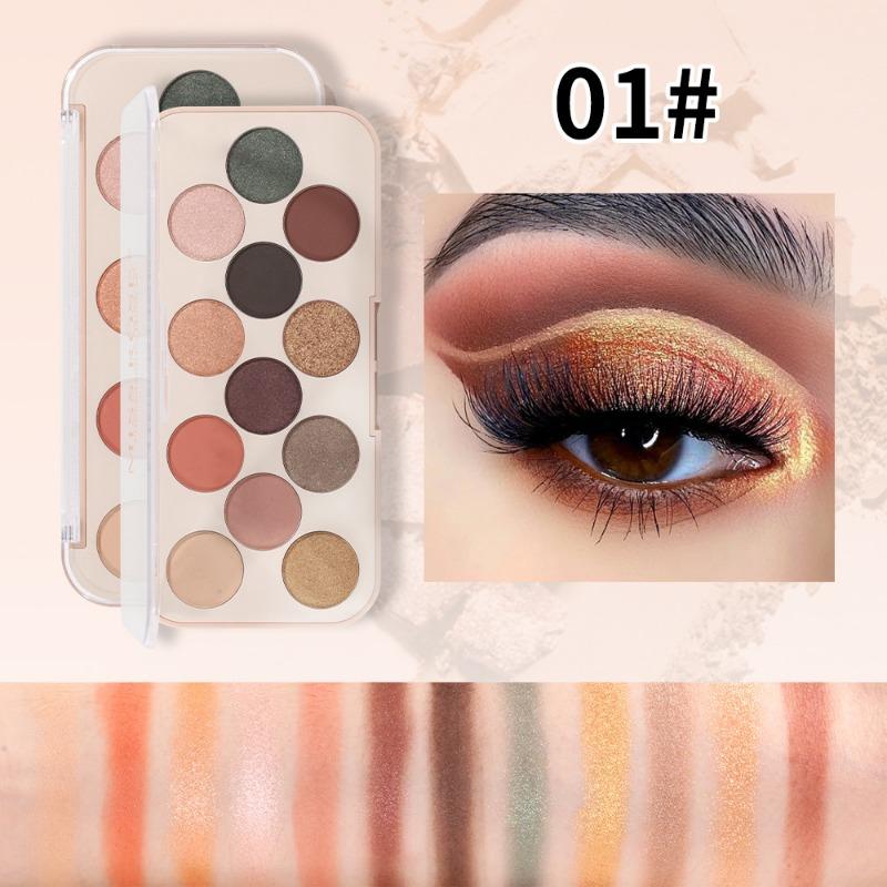 New Multi-color Matte Eye Shadow Plate Make Up Durable and Easy To Color Pearl Eye Shadow Cheek Red Plate