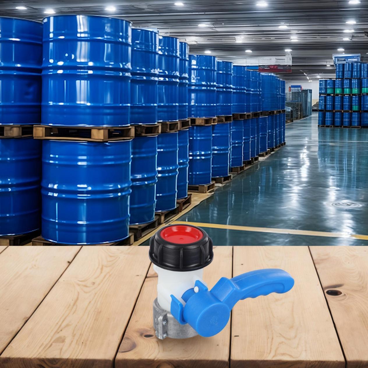 Adaptador De Plástico PP Para Válvula De Tanque IBC Schutz – Rosca 62 Mm A 54 Mm – Conexión Segura Para Bidones Y Barriles