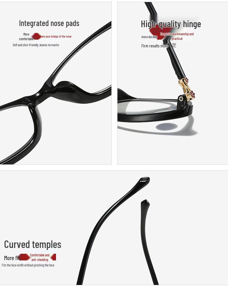 Stylish Anti-Blue Light Full-Frame Reading Glasses for Men & Women, Enhanced Comfort & Eye Protection