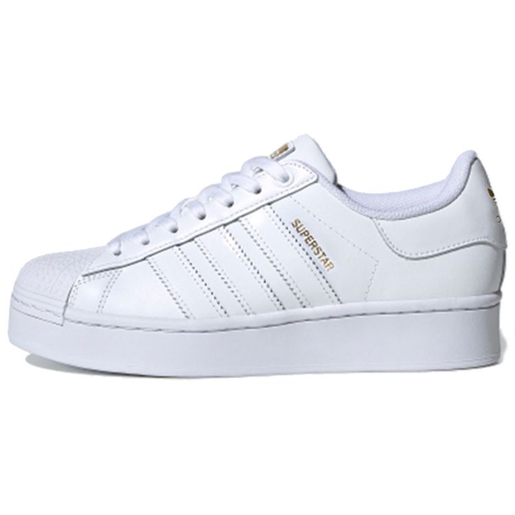 

Adidas Superstar Bold Cloud Белые женские кроссовки золотисто-металлик FV3334