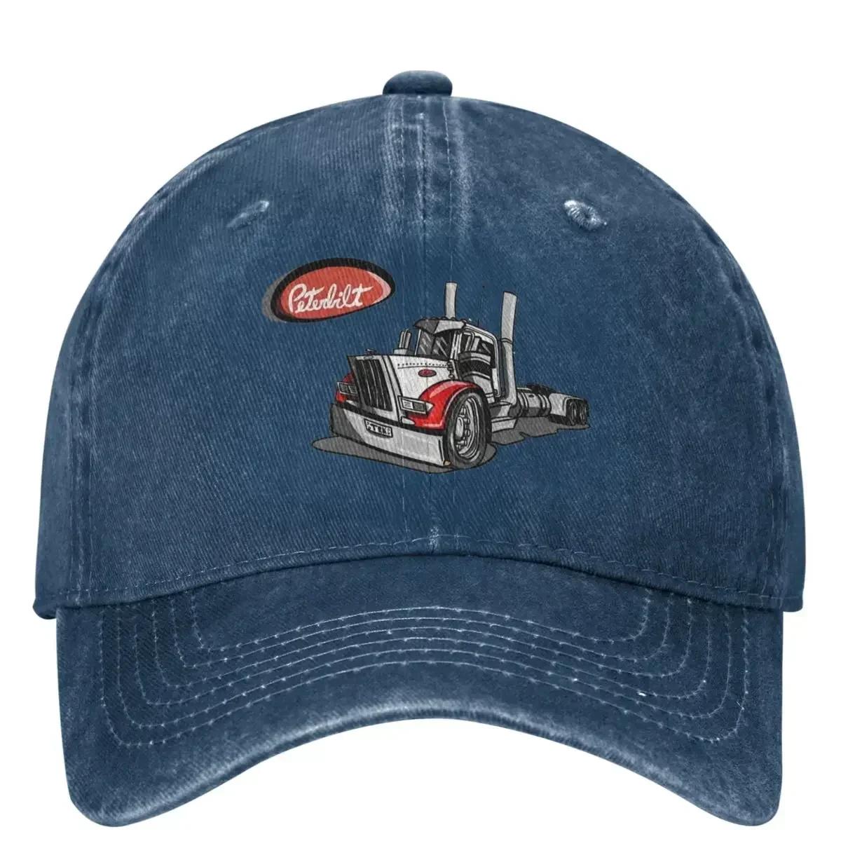 

Peterbilt Truck Racing Baseball Cap Classic Women Unisex Trucker Dad Hat Designer Outdoor Gym Baseball Caps Gift One Size