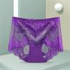 Women Panties Lace Briefs High Waist Underwear Female Intimates Mesh Breathable Underpants