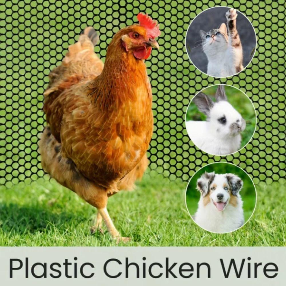 Thickened Garden Fence Net Mesh Fence Net Roll Environmental Protection Plastic Net Chicken Coop