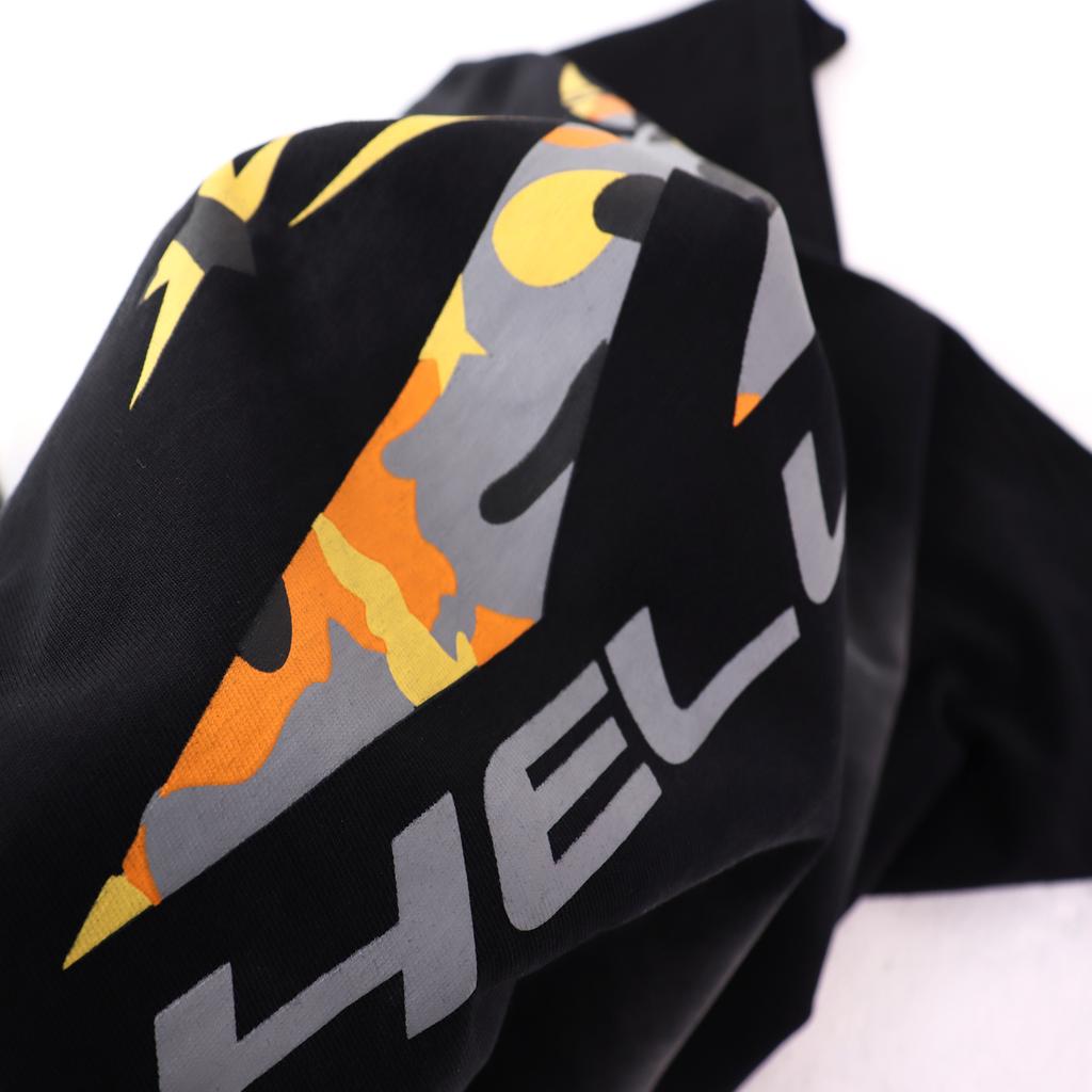 Hellstar Studios Camo Star Face Graphic T‑Shirt Men Women Vintage Washed Distressed Oversized Short Sleeve Tee Hip Hop Streetwear Unisex Tops