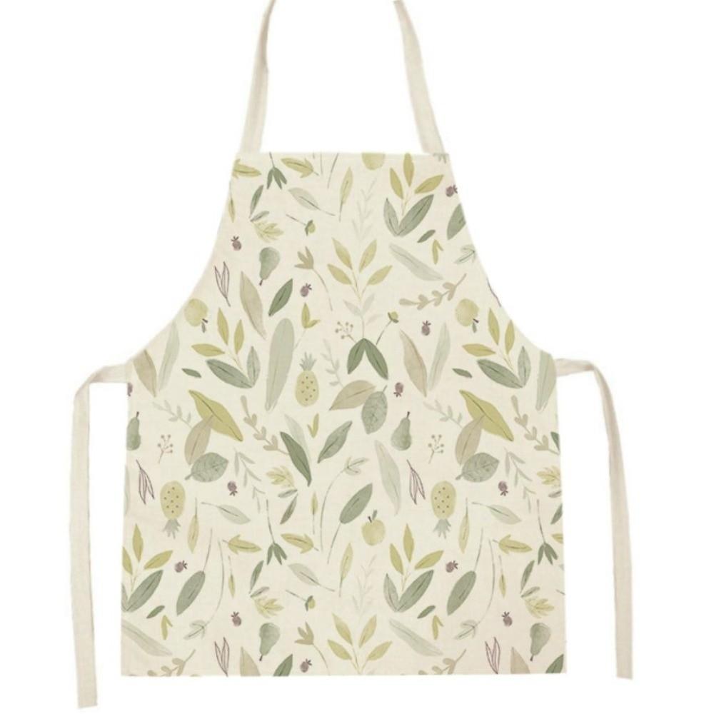 Flower Print Kitchen Aprons Rural Style Home Cooking Aprons New Floral Print Apron  Baking