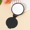 50pcs Mini Foldable Round Makeup Mirror - Portable Compact Travel Mirror for Women, Polished Glass Surface,Floor Mount