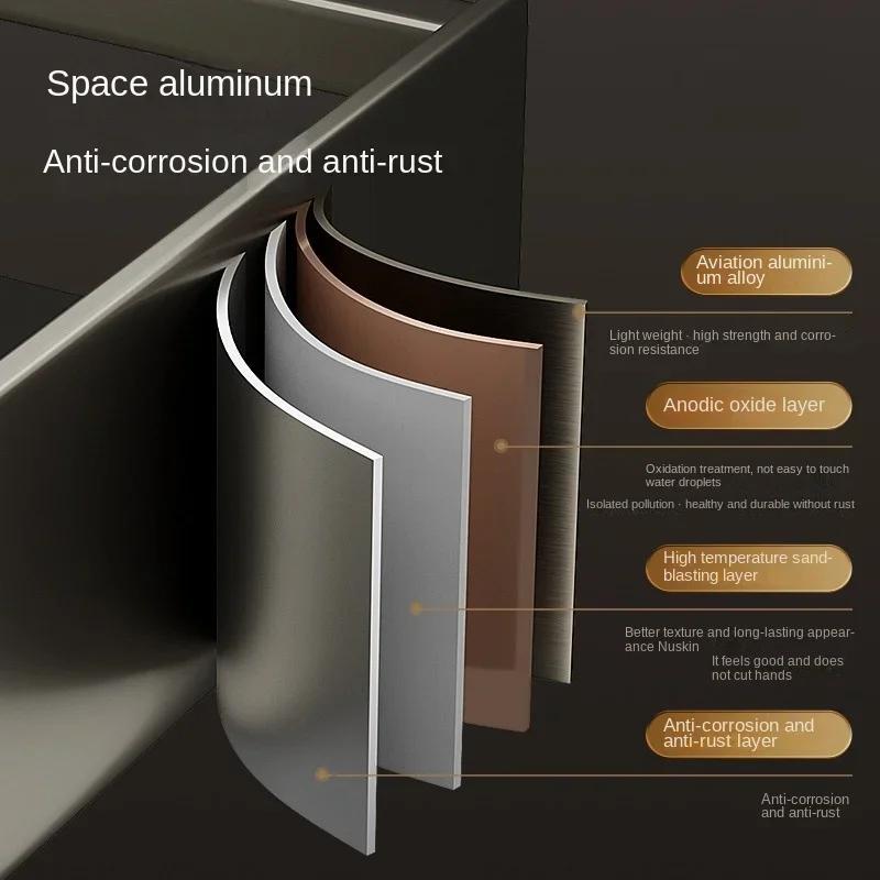 Black Bathroom Shower Room Storage Rack Toiletries Shelf Storage Is Perfect For Bathroom Item Storage