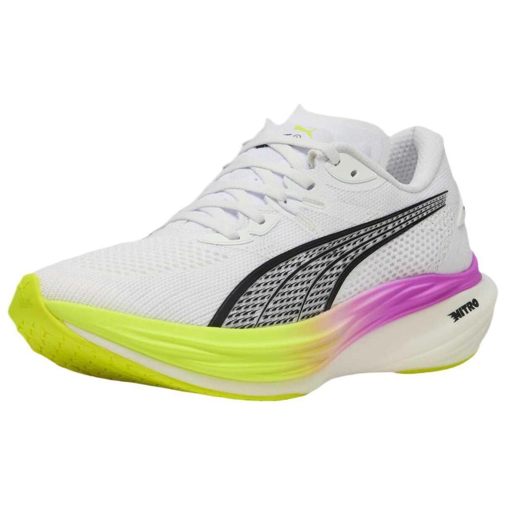 Puma Comfortable Fashion Non-Slip Wear-Resistant Low-Top Running Shoes Men sneaker White 309707-16