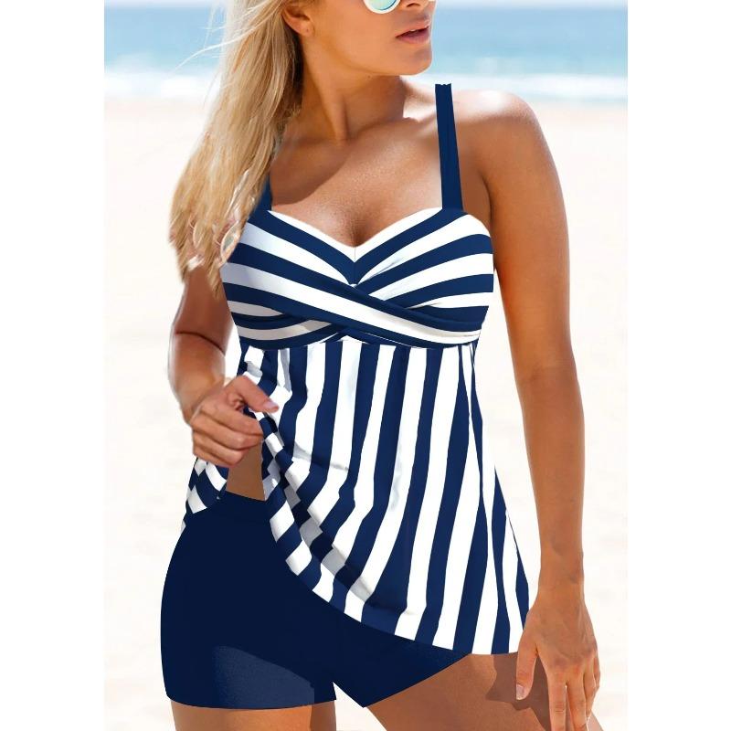 

Women s Swimwear Tankini 2 Piece Regular Swimsuit 2 Piece Leopard Pattern Printed Pattern Halter Swimsuit Sports Beachwear S-6XL 5XL