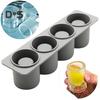 Food Grade DIY forma na kostki lodu silikonowa powieść łatwa w uwalnianiu tacka na kostki lodu przybory kuchenne