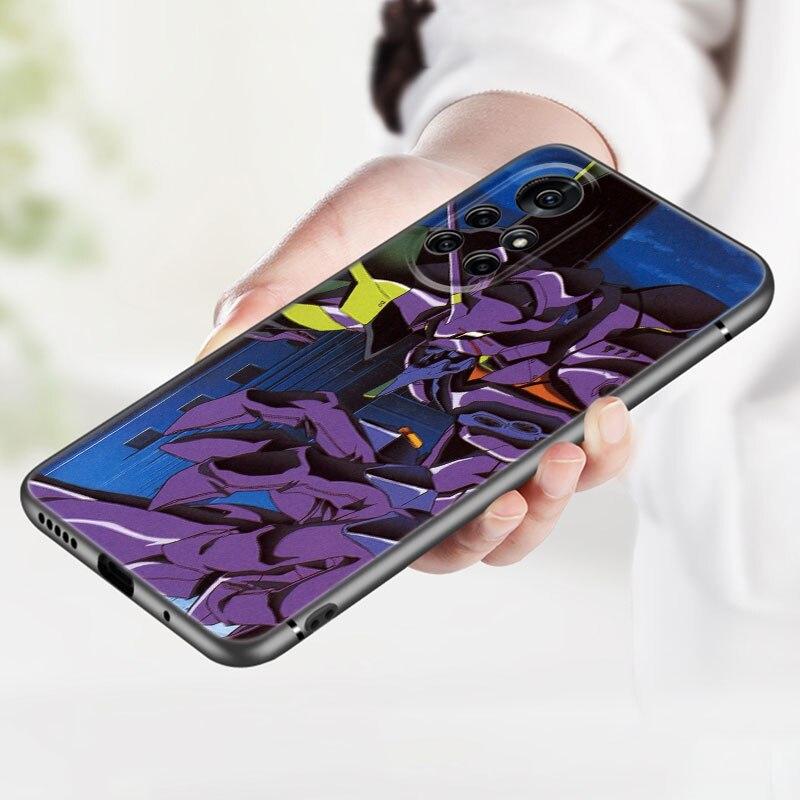 Anime Girl Mech Phone Case For Huawei Honor 60 50 SE 30S Mate 30 20 10 Lite 40 Nova 9 8 Pro Y60 8i 7i 7SE 5T Premium Black Cover