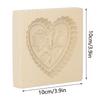 Natural Beech Wood Wooden Cookie Mold Fruit Tree Roses Heart Rose Bunny Flower Biscuit Mould Smooth Surface Rounded Edges