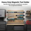Magnetischer Werkzeughalter 12/18 Zoll Starker Magnetstreifen für Metallwerkzeuge Garage Werkstatt Aufbewahrungs-Organizer Mit Befestigungsmaterial