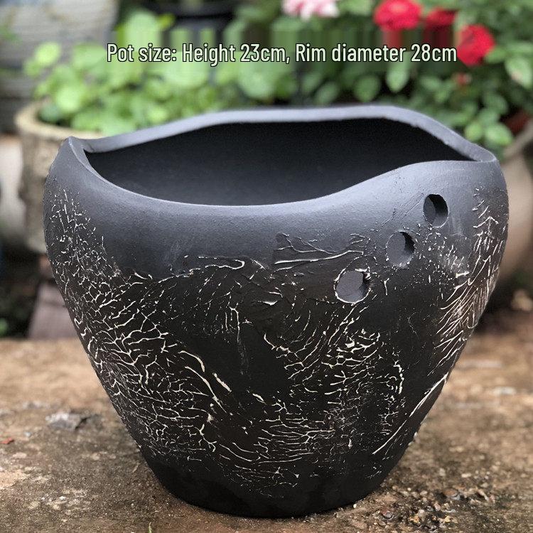 Extra Large Ceramic Succulent & Flower Pot for Trees and Plants