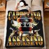 Flannel Soft Warm Plush Blanket For Sofa Living Room Hogar Bedroom Home Car Portable I-Italian Brainrot Cappuccino A-Assassino
