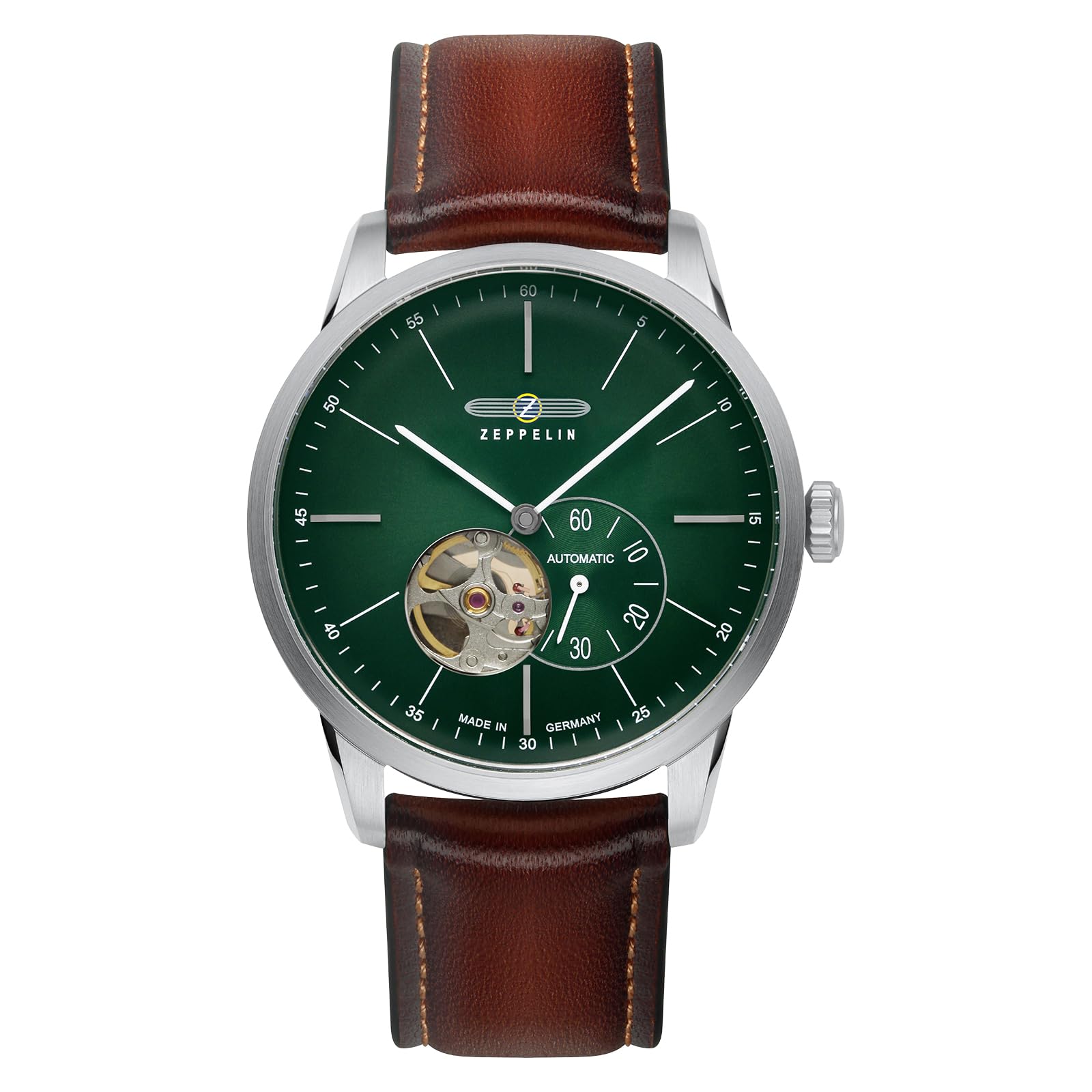 

Casual Watch Flatline Brown [Zeppelin] 8364-4 Men s [Item]