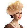 Elegant Mesh Feather Headband Exquisite 1920s Hair Accessories Masquerade Hair Band  Wedding