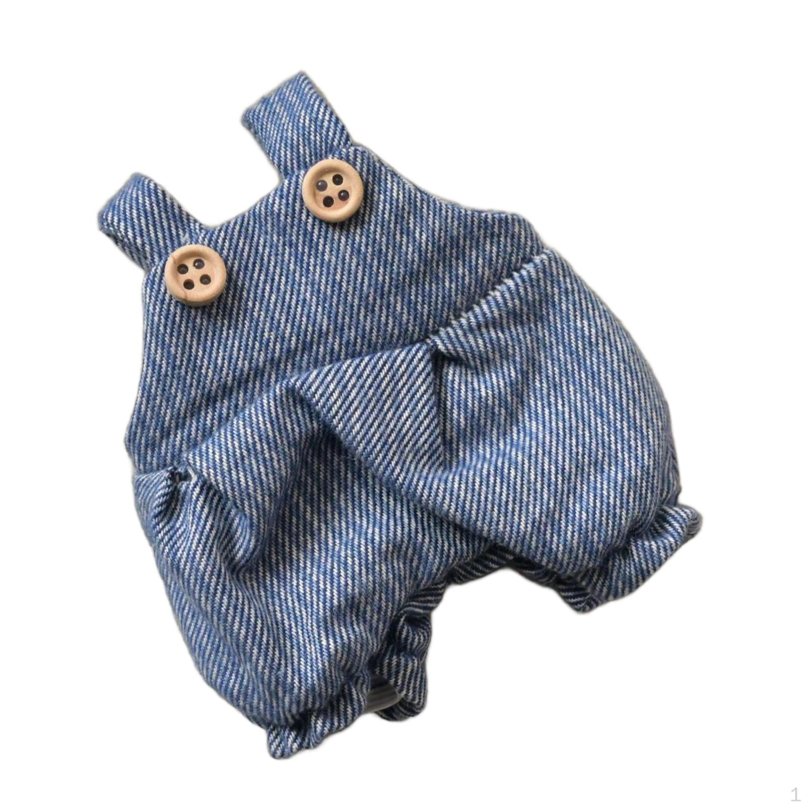 

17см Ляльковий Комбінезон Зручні Шорти Модний Реквізит для Сцени Фотографії М які Іграшки Подарунки Blue Strips