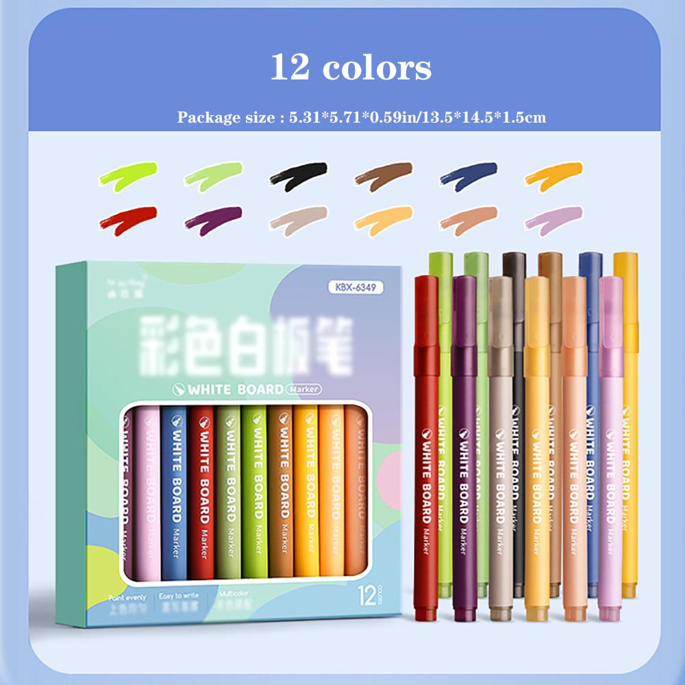 Colored whiteboard pens can be used to erase student blackboard drawing board pens, and marker pens are easy to erase
