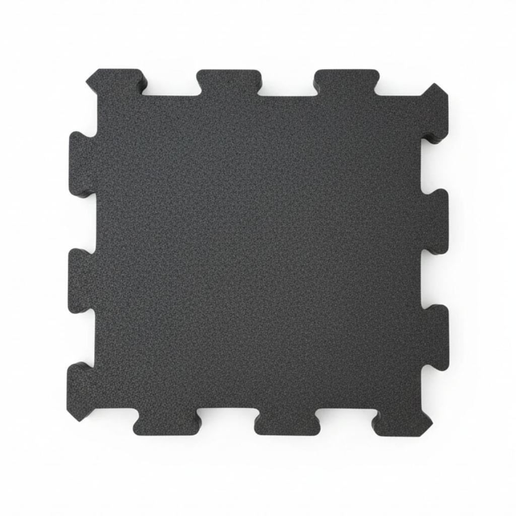 Easy puzzle game - shock absorbing and protective rubber mat, 50 x 50 cm 15 mm