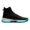 Li Ning YuShuai 13 Boom Dämpfung Rutschfest High-Top Performance Basketballschuhe Herren Schwarz Blau ABAP065-1