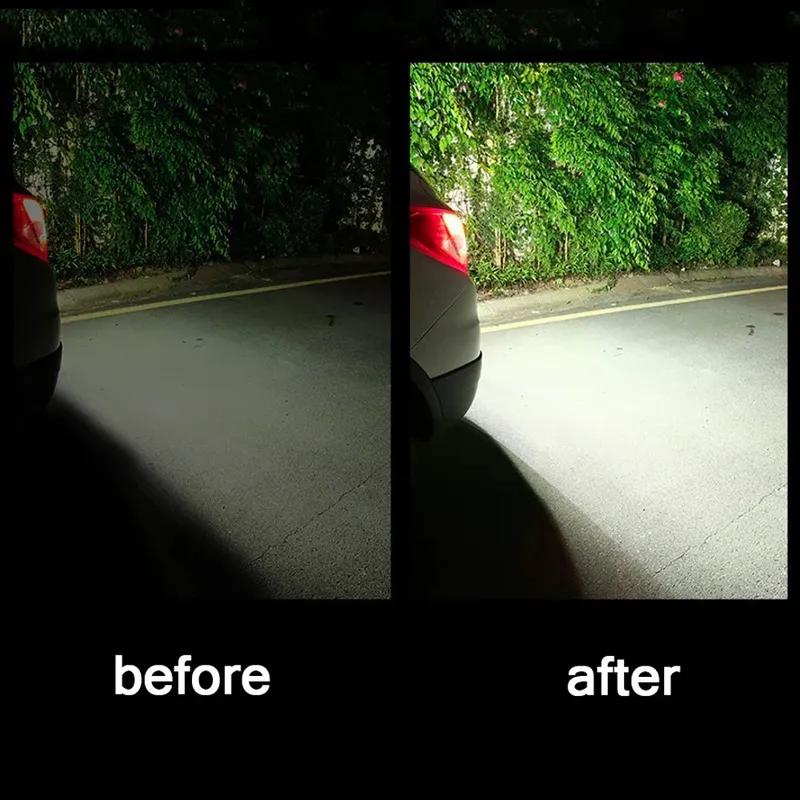 Car Reverse Lights High Brightness Reversing Flashing Warn Lamp Universal Auto Motorcycle Parking LED Electric Eye Modified Bulb