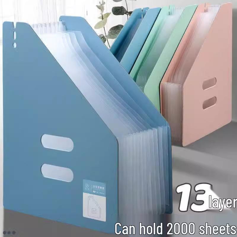 

Compact A4 Multi-layer Accordion File Bag for Students