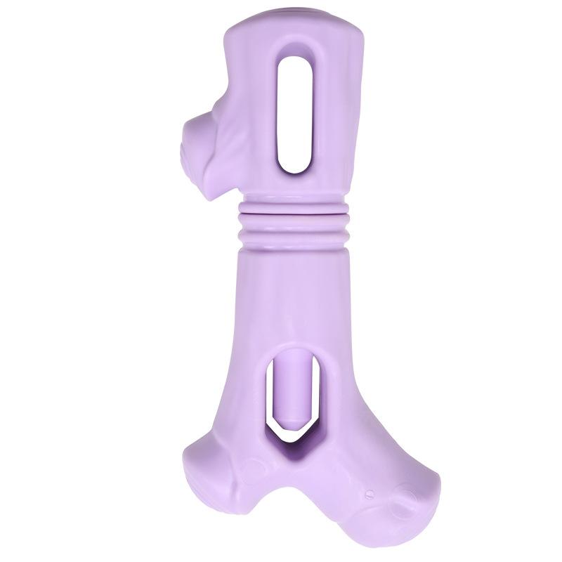 

New Rotary Tree Fork Food Holder Dog Toy, Bone-shaped Durable Snack Stick Fixator, Boring Dog Toy фиолетовый