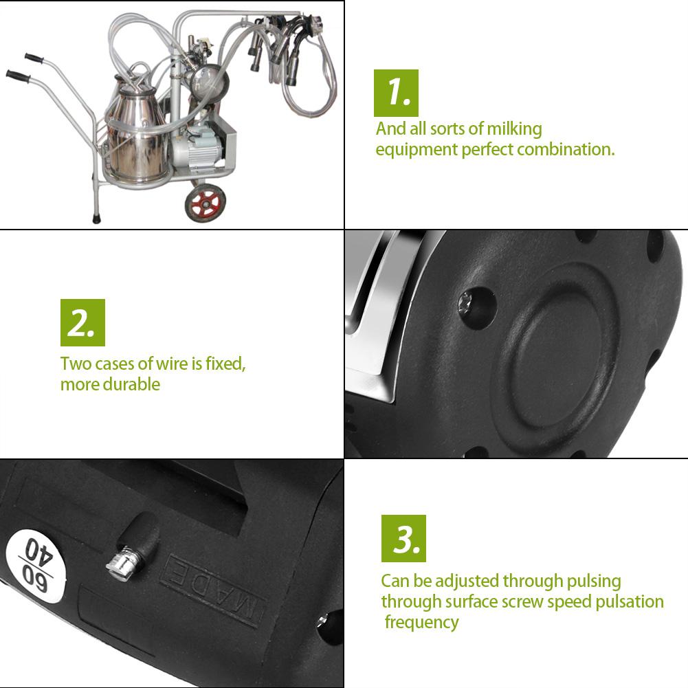 L80 Milking Machine Fittings 4 Outlet Milk Air Pulsator Milking Pulsator for Cow/Goat