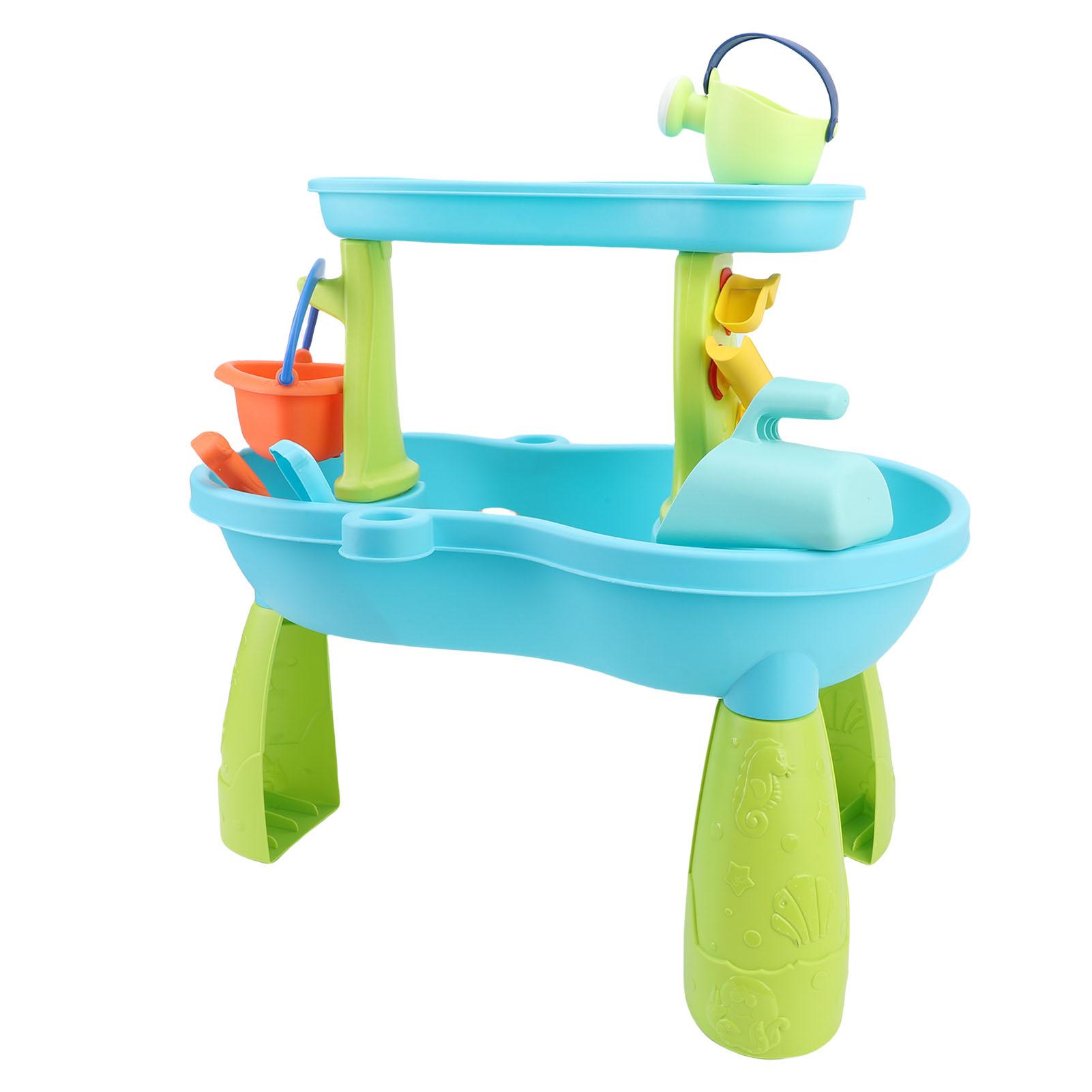 

Детский набор песочного стола Вода Песок Активность Сенсорный игровой набор Лето Игрушки для помещения и улицы для взаимодействия родителя и ребенка Л