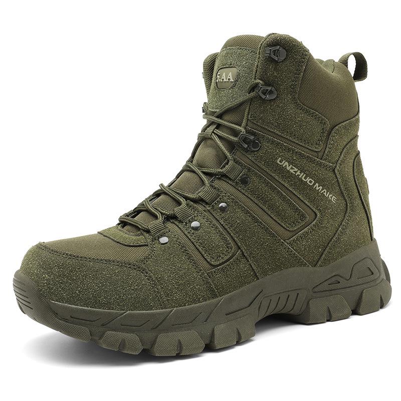 New Large Size Mid-High Top Desert Hiking & Camping Boots