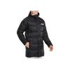 Puma Solid Down Longline Logo Hooded Puffer Jacket Men Outerwear Black 846326-01