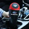 For Subaru Forester XV Tribeca Outback Impreza Legacy STI WRX BRZ 20x6.7cm Plastic Car Trash Garbage Can with Lid Interior New Siu2