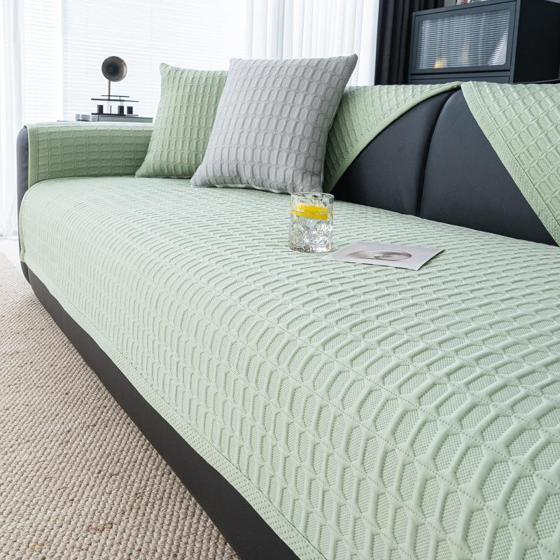 Cool Doudou Summer Sofa Cushion  New Ice Silk Mat Seat Cushion Non-Slip Summer One-Piece Cover Cover