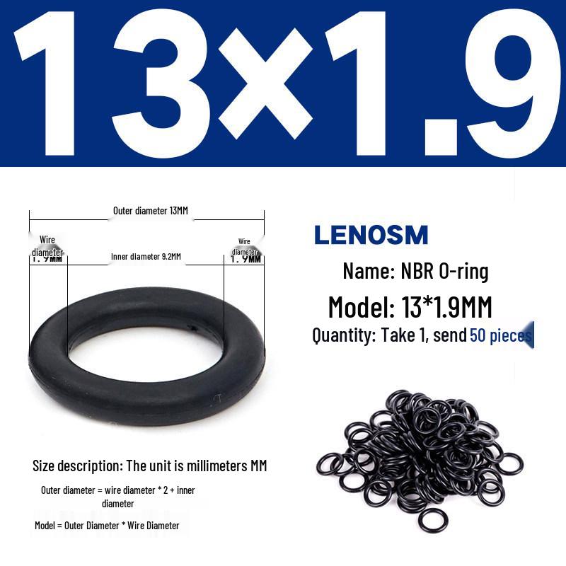 High-Pressure NBR Nitrile Rubber O-Ring Seal - Wear & Oil Resistant
