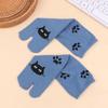 1Pair Japanese Style Two Finger Socks Unisex Clog Socks Polyester Toe Separation Socks Kimono Flip Flop Sandal Split Toe Sock