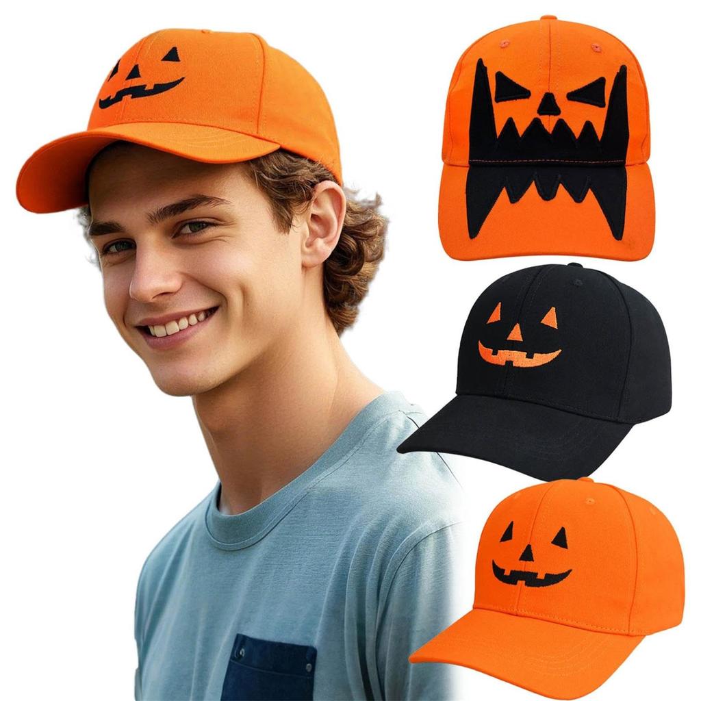 Halloween Pumpkin Hat, Creative Pumpkin Beret Hat, Funny Pumpkin Deco Cap, Halloween Party Costume