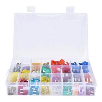 300Pcs Car Fuse Blade Small Medium Quick Fusing 2A‑40A Assortment Set Kit for Protection