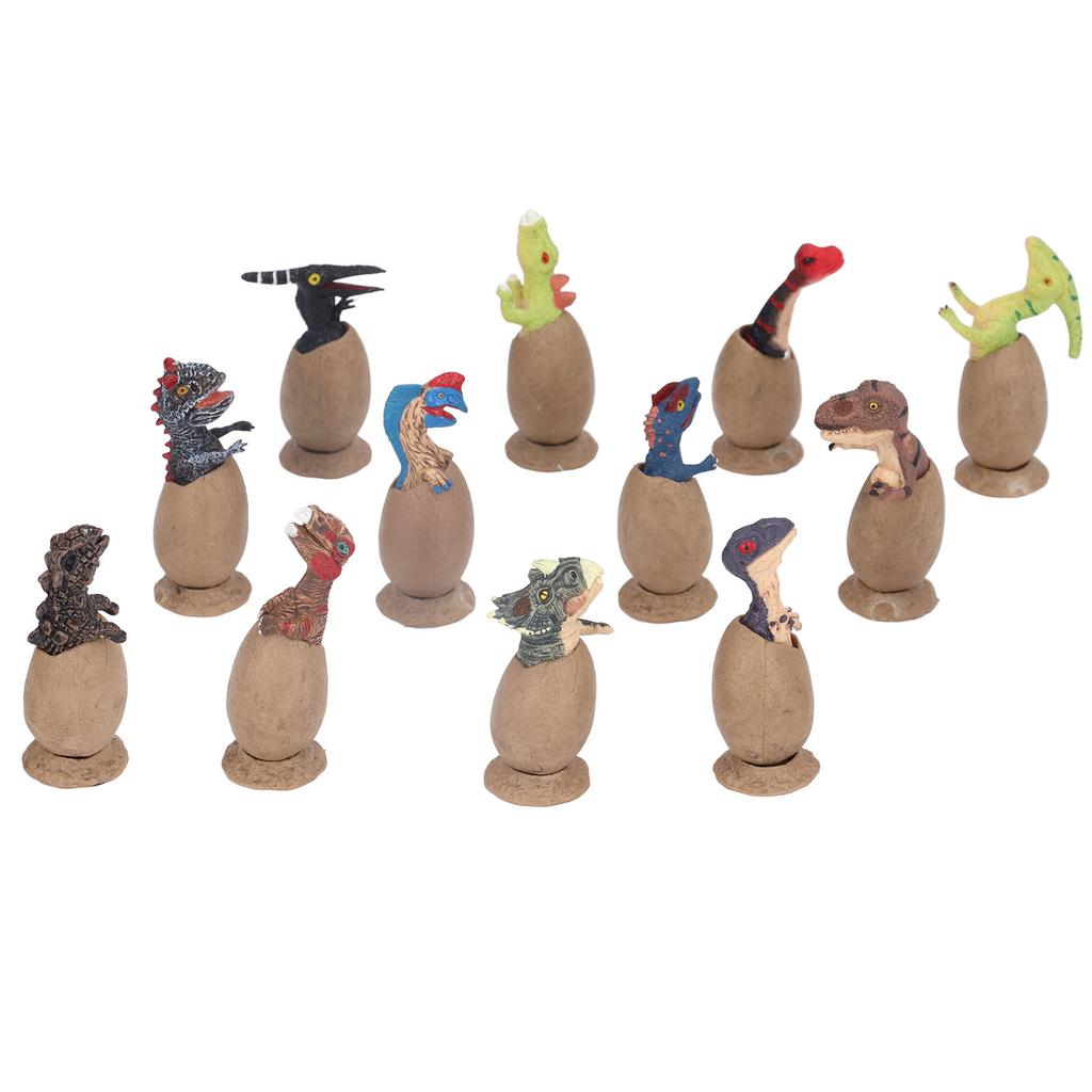 Dinosaur Egg Toys 12 Kinds Lifelike Simulation Design Educational Hatching Dinosaur Toy Model for