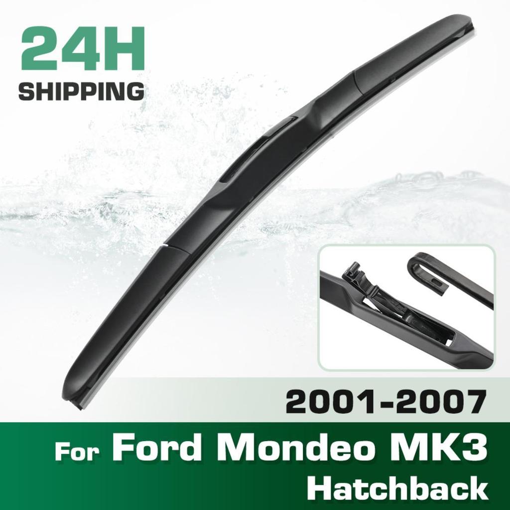 Rear Windshield Wipers Blades,Premium All-Season Wiper Blades Replacement For  Ford Mondeo MK3 Hatchback 2001-2007