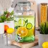 Glass Beverage Dispenser Jar with Tap 8L