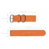 20Mm Nylon Watch Strap High End Look Strong Durability No Scratch No Irritation Perfect Fit Most Watches Khaki Watch Straps