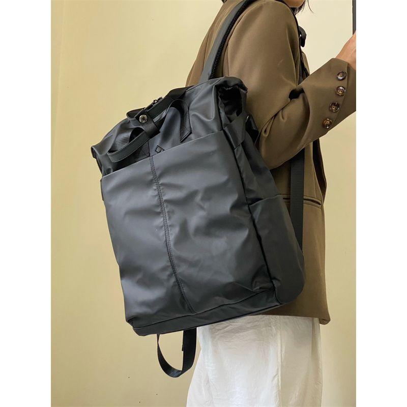

Commuter Business Computer Bag 2025 New Large Capacity Backpack Male and Female College Student Class Schoolbag Travel Backpack Black