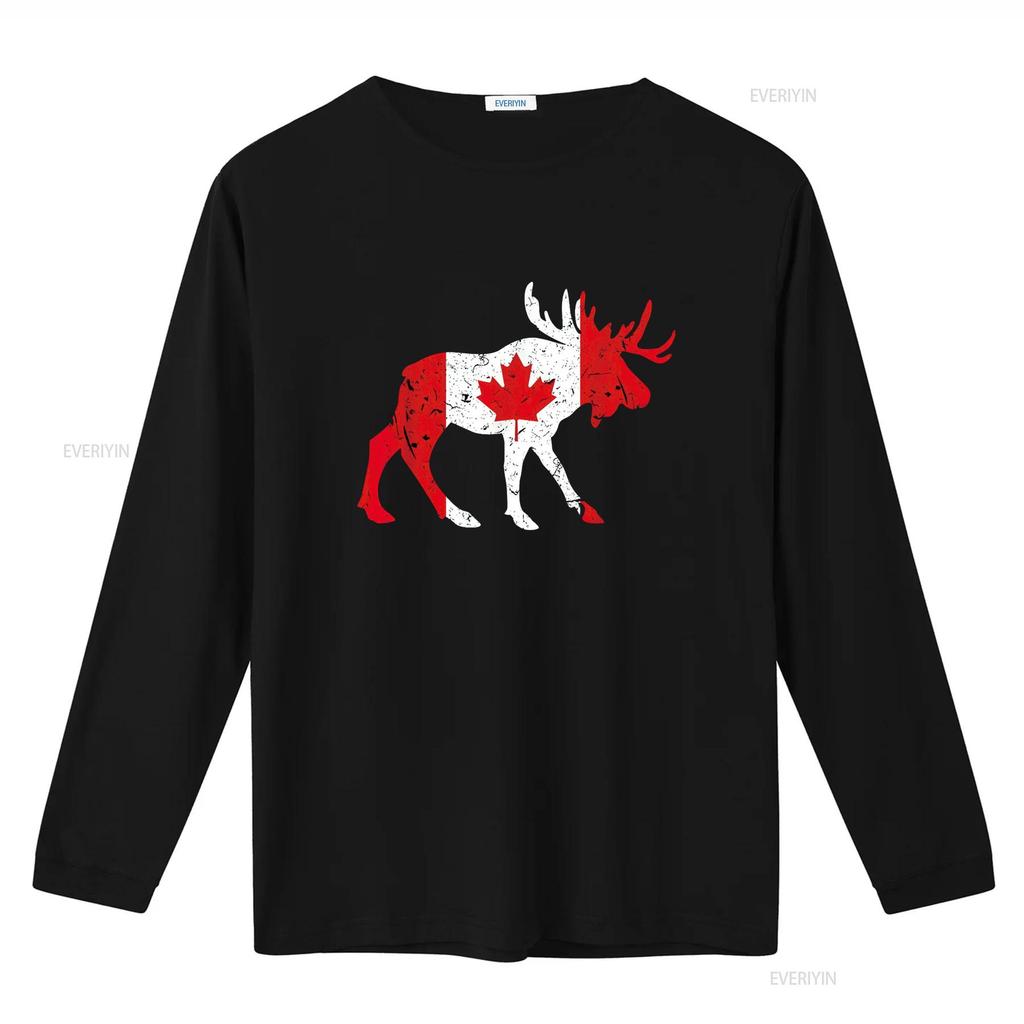 Maple Leaf Animal Canadian Flag Canada T Shirt Black 3X Large vintage Washed Unisex designer clothes Soft Comfortable Stretched