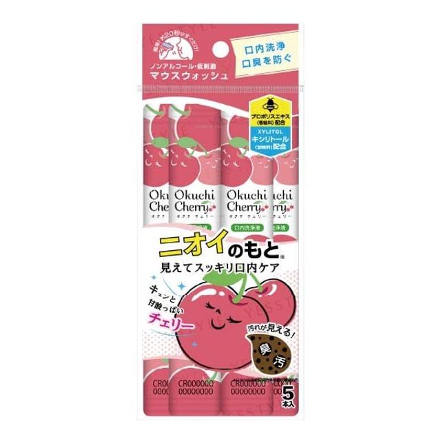 

Okuchi - Освежающий ополаскиватель для рта со вкусом вишни 11ml x 5