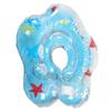 Baby Swimming Ring Thicken Inflatable Prevent Air Leakage Baby Swimming Gear with Bells for Newborn Blue 8.5cm 3.3in