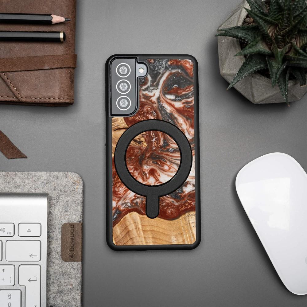 Bewood Unique case for Samsung Galaxy S21 FE - Planets - Venus with MagSafe