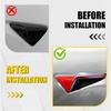 Pair Glossy Red Side Camera Vent Cover For Tesla Model S X 2015- Vent Trim